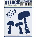 PaperArtsy / Alison Bomber Mini Stencil - PM038