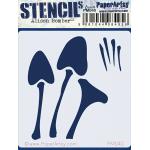 PaperArtsy / Alison Bomber Mini Stencil - PM040