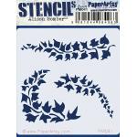 PaperArtsy / Alison Bomber Mini Stencil - PM041