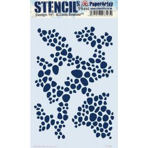 PaperArtsy / Alison Bomber Stencil - PS486