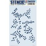 PaperArtsy / Alison Bomber Stencil - PS488