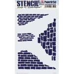 PaperArtsy / Alison Bomber Stencil - PS502