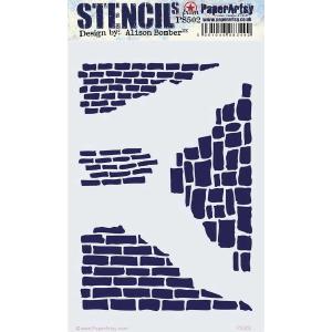 PaperArtsy / Alison Bomber Stencil - PS502
