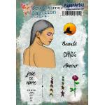 PaperArtsy France Papillon Stamp Set - FP014
