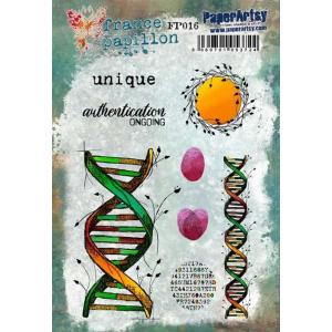 PaperArtsy France Papillon Stamp Set - FP016