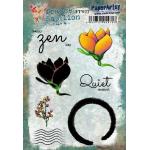 PaperArtsy France Papillon Stamp Set - FP021