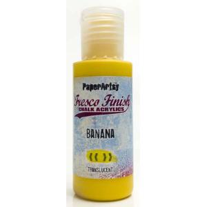 PaperArtsy Fresco Finish Paint - Banana [FF91] - Translucent