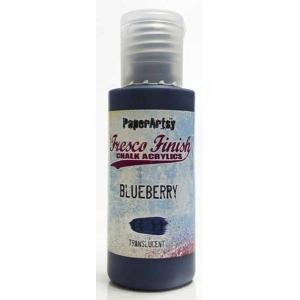 PaperArtsy Fresco Finish Paint - Blueberry [FF106] - Semi-Opaque