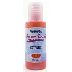 PaperArtsy Fresco Finish Paint - Cayenne [FF159] - Translucent