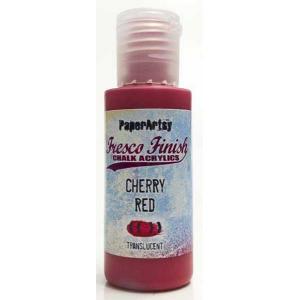 PaperArtsy Fresco Finish Paint - Cherry Red [FF86] - Translucent