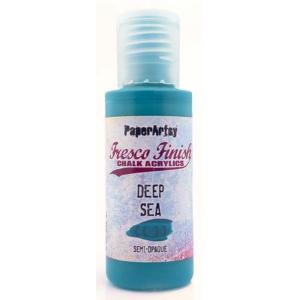 PaperArtsy Fresco Finish Paint - Deep Sea [FF198] - Semi-Opaque
