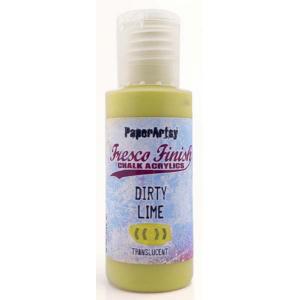 PaperArtsy Fresco Finish Paint - Dirty Lime [FF197] - Translucent