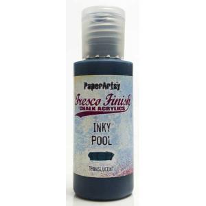 PaperArtsy Fresco Finish Paint - Inky Pool [FF46] - Translucent