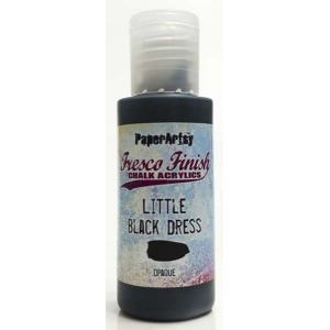 PaperArtsy Fresco Finish Paint - Little Black Dress [FF19] - Opaque