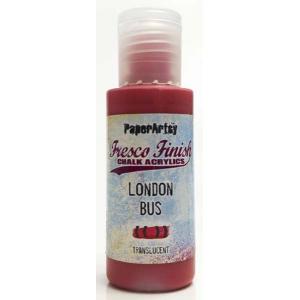 PaperArtsy Fresco Finish Paint - London Bus [FF37] - Translucent