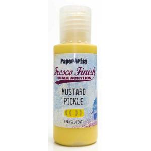 PaperArtsy Fresco Finish Paint - Mustard Pickle [FF148] - Translucent