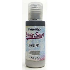 PaperArtsy Fresco Finish Paint - Pewter [FF21] - Metallic