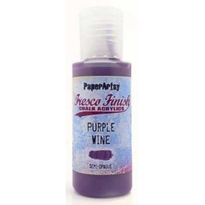 PaperArtsy Fresco Finish Paint - Purple Wine [FF202] - Semi-Opaque