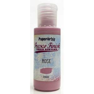 PaperArtsy Fresco Finish Paint - Rose [FF29] - Opaque