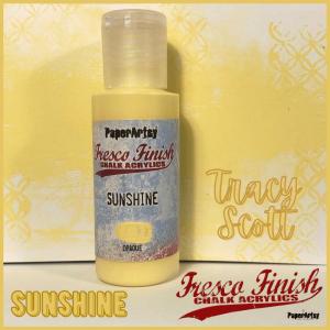 PaperArtsy Fresco Finish Paint - Sunshine [FF223] - Opaque