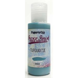 PaperArtsy Fresco Finish Paint - Turquoise [FF85] - Opaque