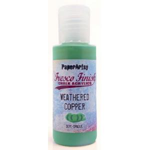 PaperArtsy Fresco Finish Paint - Weathered Copper [FF196] - Semi-Opaque