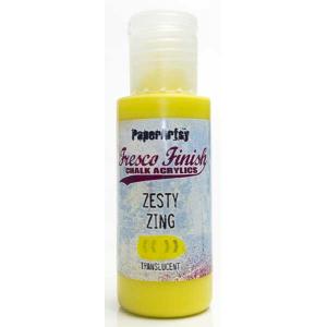 PaperArtsy Fresco Finish Paint - Zesty Zing [FF47] - Translucent