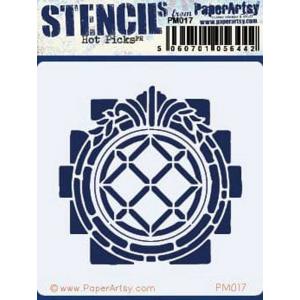 PaperArtsy Hot Picks Mini Stencil - PM017
