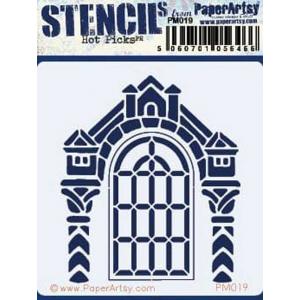 PaperArtsy Hot Picks Mini Stencil - PM019