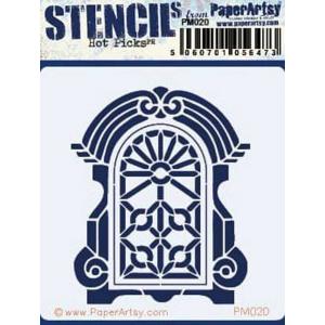 PaperArtsy Hot Picks Mini Stencil - PM020
