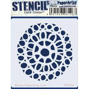 PaperArtsy / Kate Crane Mini Stencil - PM034