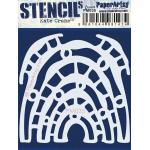 PaperArtsy / Kate Crane Mini Stencil - PM035