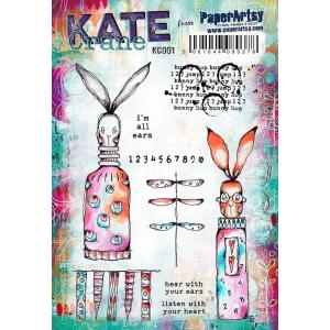 PaperArtsy Kate Crane Stamp Set - KC001