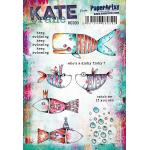 PaperArtsy Kate Crane Stamp Set - KC003