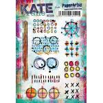 PaperArtsy Kate Crane Stamp Set - KC005