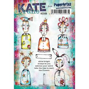 PaperArtsy Kate Crane Stamp Set - KC006