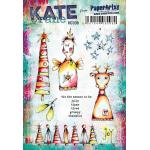 PaperArtsy Kate Crane Stamp Set - KC008