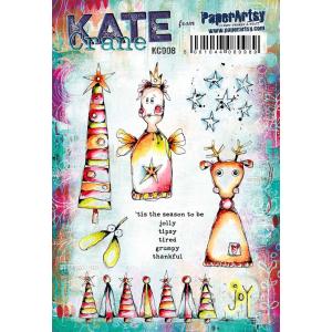 PaperArtsy Kate Crane Stamp Set - KC008