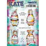 PaperArtsy Kate Crane Stamp Set - KC015