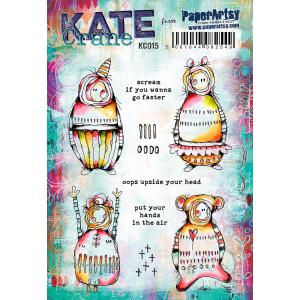 PaperArtsy Kate Crane Stamp Set - KC015