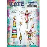 PaperArtsy Kate Crane Stamp Set - KC016