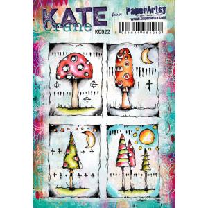 PaperArtsy Kate Crane Stamp Set - KC022