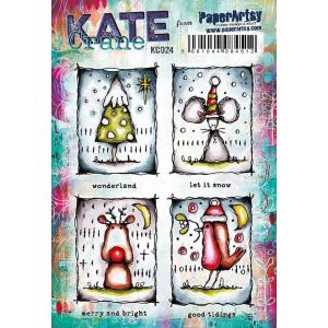 PaperArtsy Kate Crane Stamp Set - KC024