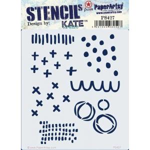 PaperArtsy / Kate Crane Stencil - PS427