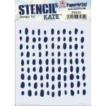 PaperArtsy / Kate Crane Stencil - PS455