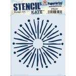 PaperArtsy / Kate Crane Stencil - PS467