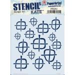 PaperArtsy / Kate Crane Stencil - PS483