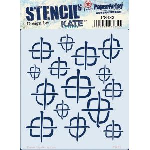 PaperArtsy / Kate Crane Stencil - PS483