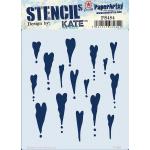 PaperArtsy / Kate Crane Stencil - PS484