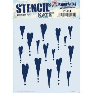 PaperArtsy / Kate Crane Stencil - PS484